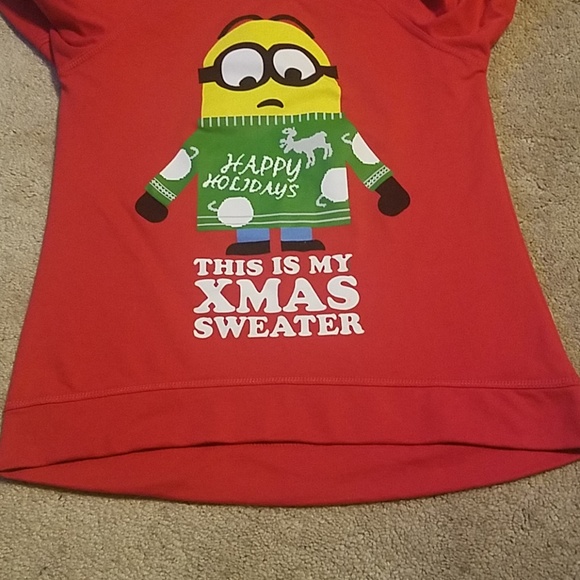 Despicable Me Minion Christmas Sweatshirt - M - Picture 5 of 5